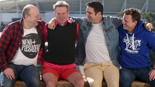 Former AFL Footy Show starts Billy Brownless, Sam Newman, Garry Lyon and James Brayshaw.