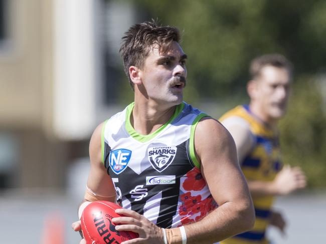Former Gold Coast Suns player and current Southport Sharks captain Andrew Boston is a product of the Helensvale SHS Aussie rules nursery.