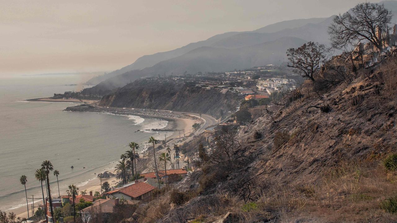 Multiple wildfires fuelled by intense Santa Ana Winds are burning across Los Angeles County. (Picture: Apu Gomes/Getty Images)