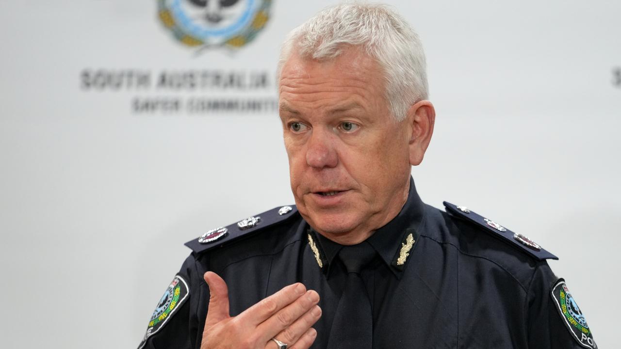 Police Commissioner Grant Stevens on the introduction of testing drivers for cocaine, along with the usual testing regime. 22 July 2024. Picture: Dean Martin