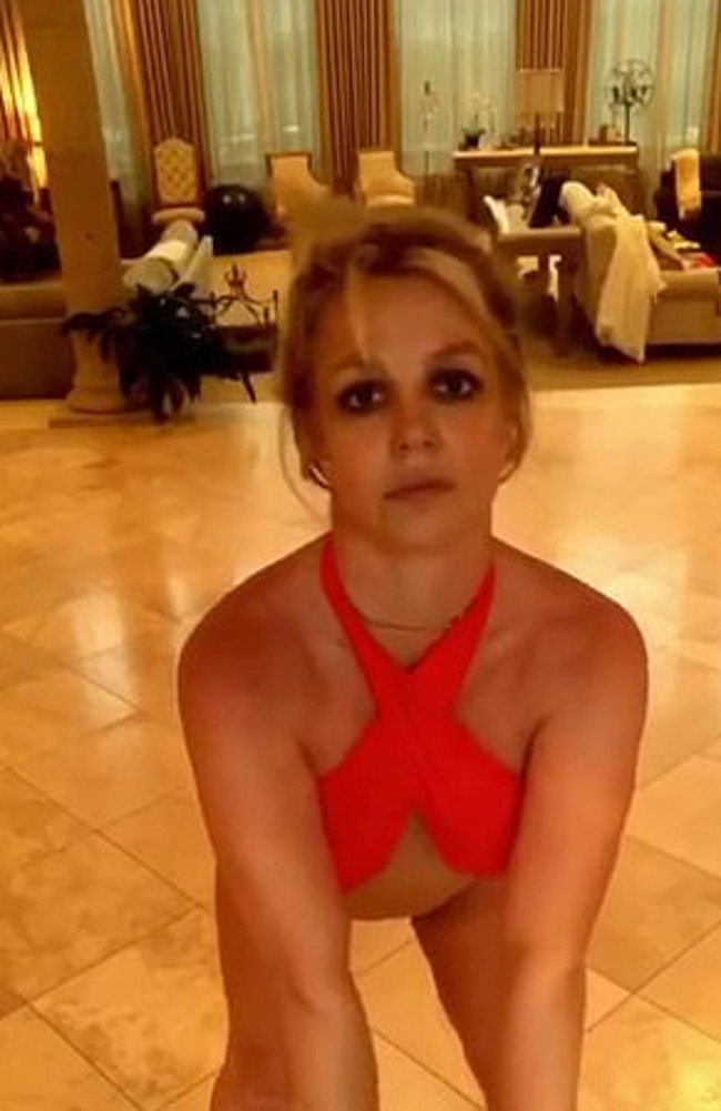 These aren't the first videos Britney has uploaded that have worried fans.