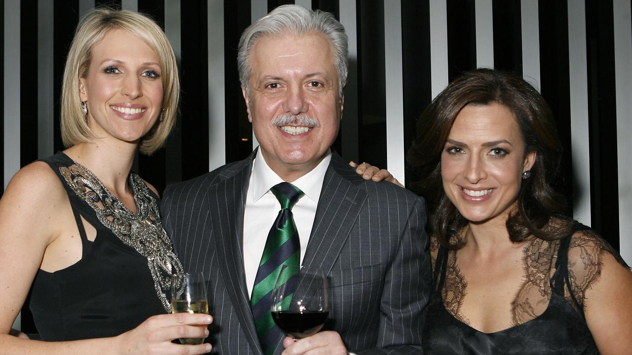 Rebecca Morse, George Donikian and Helen Kapalos in 2010. Picture: Advertiser library