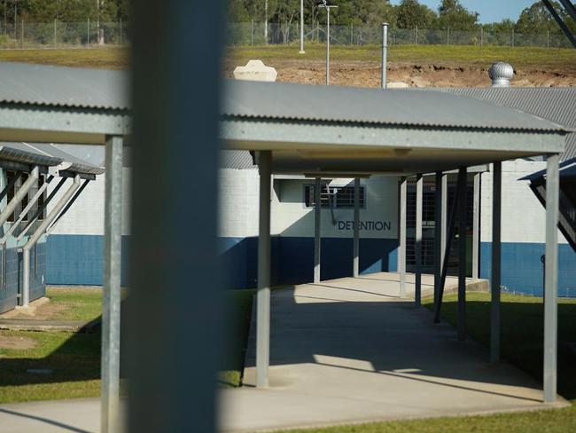 A view of the detention unit in Brisbane Women’s Correctional Centre. HRW said prisoners in such cells lose privileges and are let into an exercise yard for two hours a day at most. Picture: Daniel Soekov for Human Rights Watch