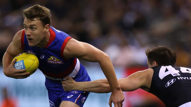 Western Bulldog premiership player Jack Macrae is a Carey Grammar product. Picture: Michael Klein