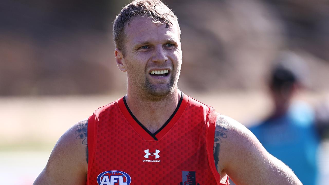 Jake Stringer will miss Essendon’s clash with Hawthorn. Pic: Michael Klein