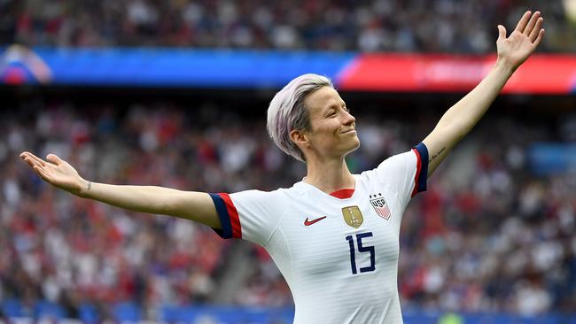 US star Megan Rapinoe had a huge World Cup in France last year,