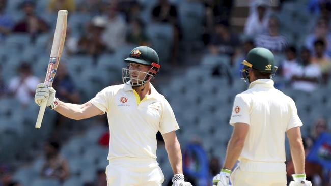 Shaun Marsh played a pivotal role in the second innings. (AP Photo/James Elsby)