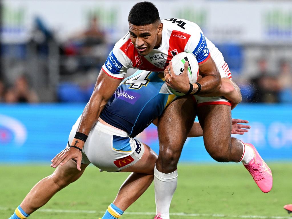 Viliami Fifita came through the Sea Eagles pathways before moving to the Dragons. Picture: Bradley Kanaris/Getty Images