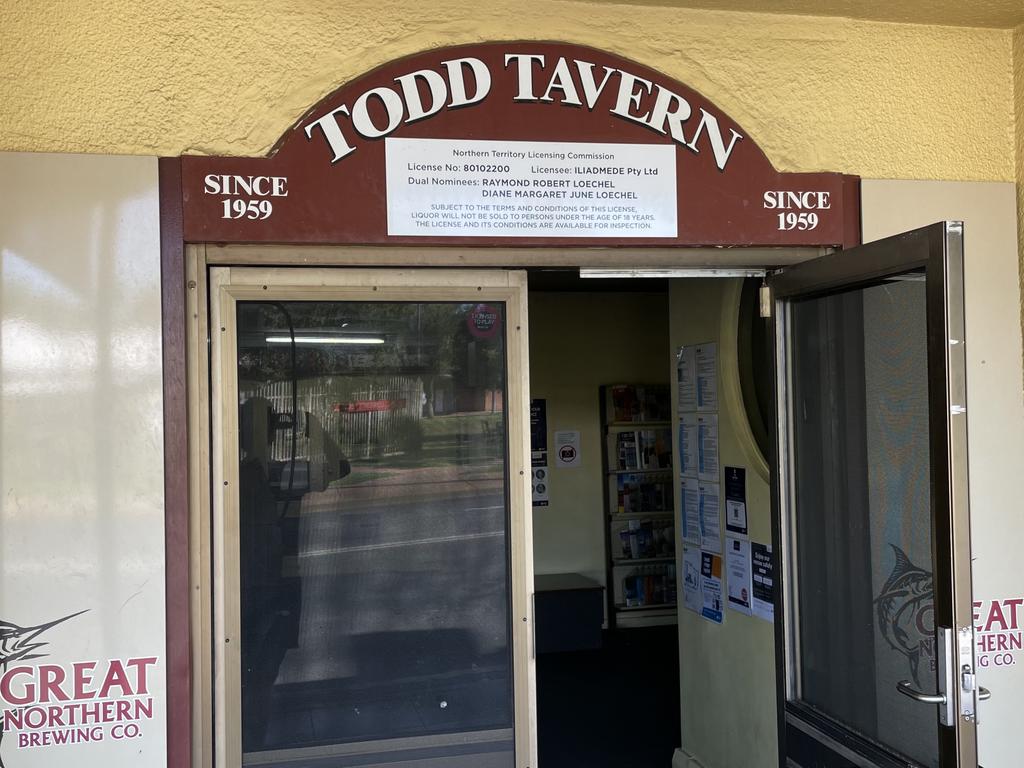 Todd Tavern in Alice Springs is one of the oldest pubs in Alice Springs. Picture: Lee Robinson.