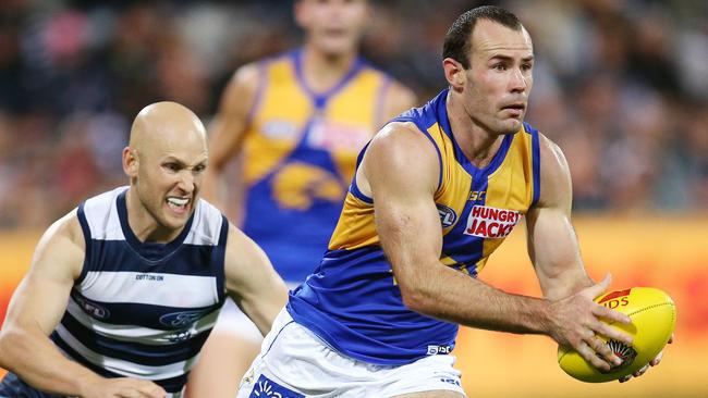 Gould has been likened to West Coast’s Shannon Hurn. Picture: Michael Klein