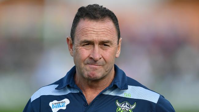 Raiders coach Ricky Stuart.