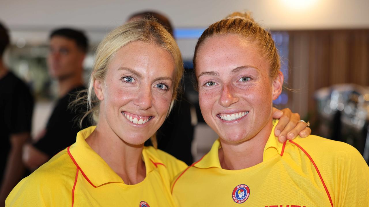 Georgia Miller and Chloe Mannix Power at the 39th Annual BMD Northcliffe Sportsmans Luncheon 2024. Picture: Portia Large