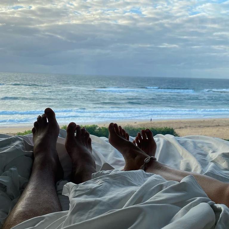 The view was seriously to die for. Picture: Instagram
