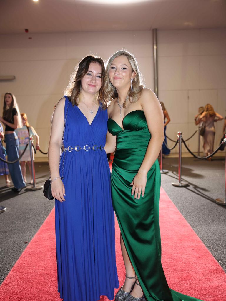 Ciara Glynn and Jayde Erglis at the Varsity College Formal at Seaworld Conference Centre. Picture, Portia Large.