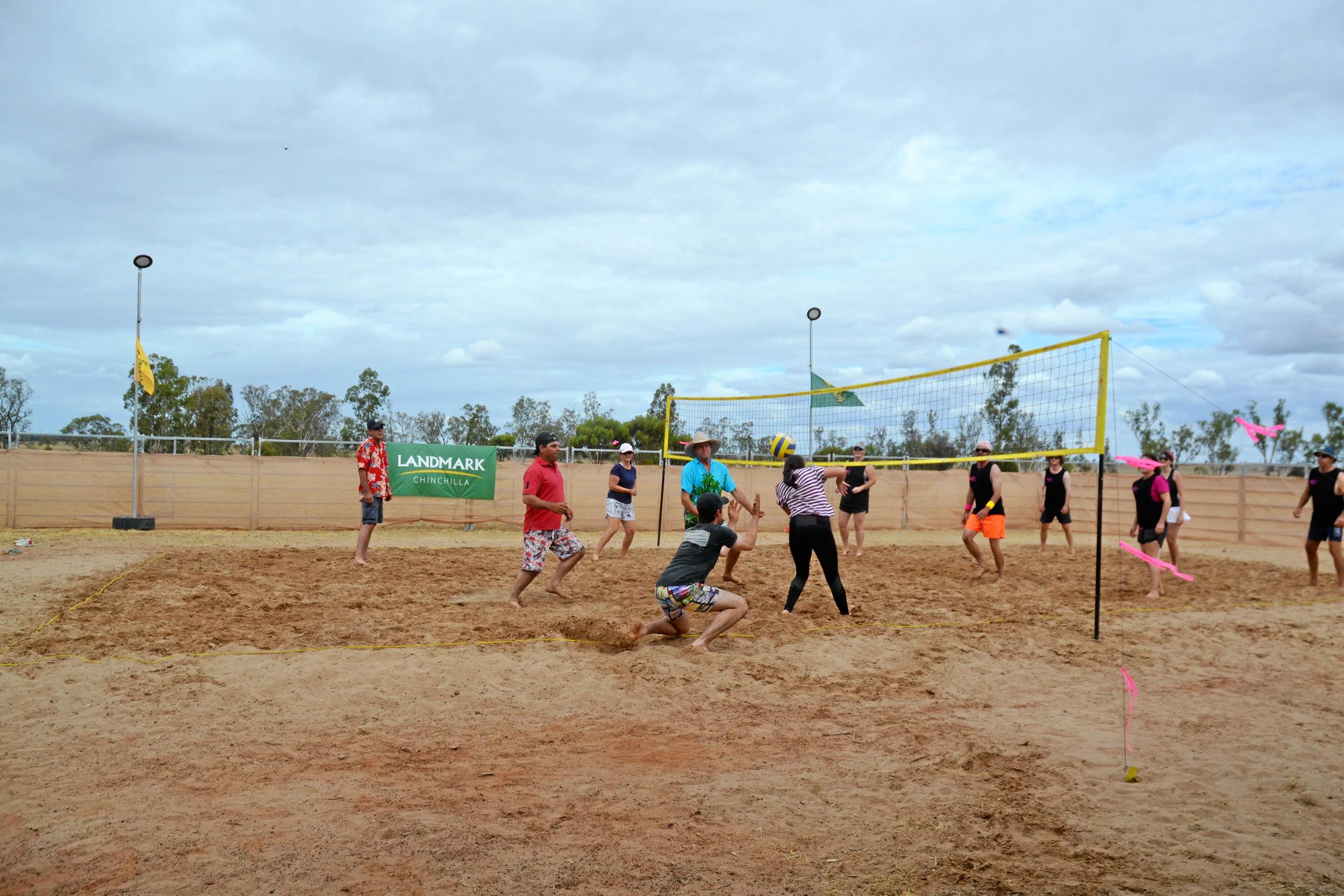 The Dulacca Sports Club annual Bush Beach Volleyball tournament. Picture: Kate McCormack