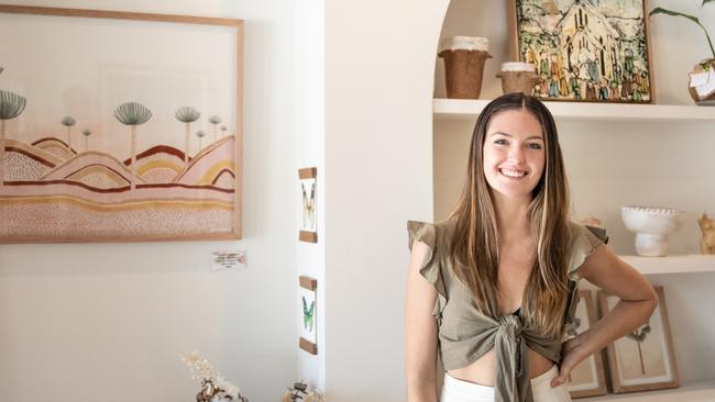 Maker founder Raine Ward inside the boutique store on Grant Street.