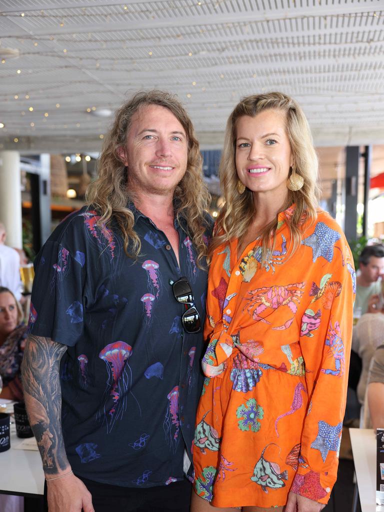 Kelly Gallagher and Lucas Gallagher at the M.O.B Academy Charity Lunch Edgewater Dinner and Lounge Capri on Via Roma for Gold Coast at Large. Picture, Portia Large.