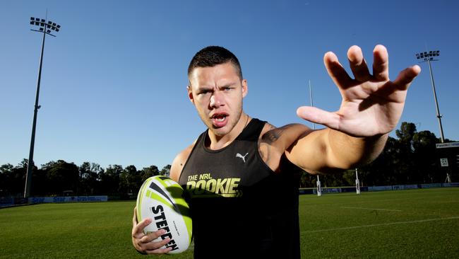 David Andjelic, of Mt Druitt, auditioned for The NRL Rookie by running through a wall. He was voted off the show, but has a new sense of focus for his future.