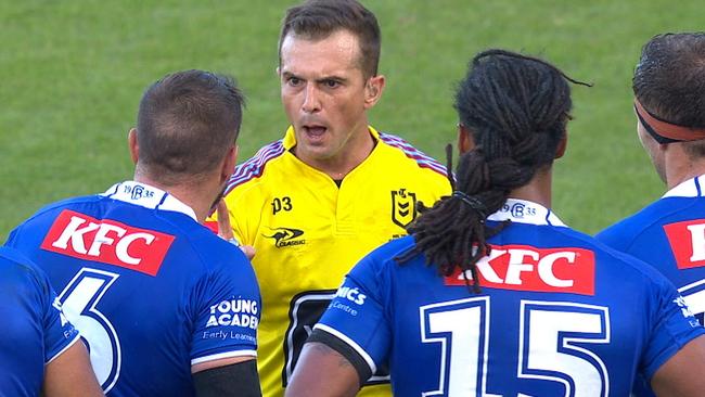 Adam Reynolds and Josh Reynolds have a disagreement.