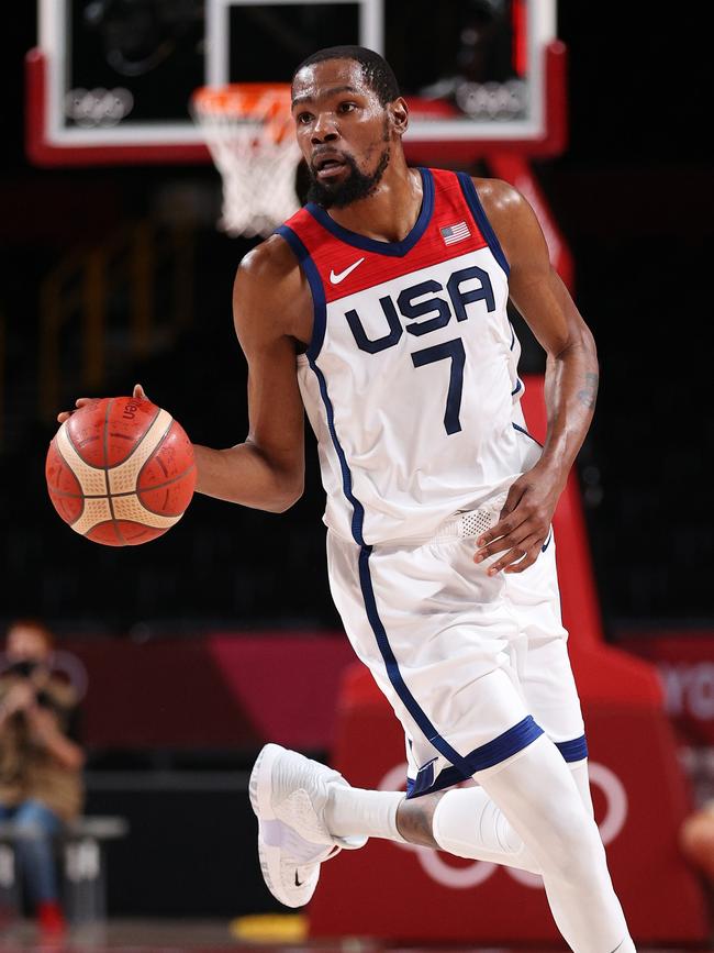 US star Kevin Durant. Picture: Getty Images