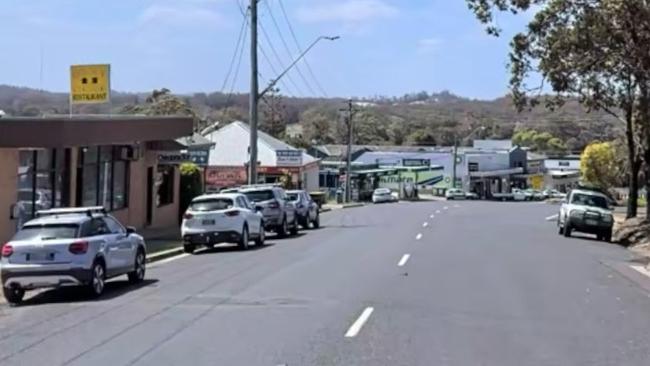 A woman, 47, was rushed to hospital for treatment after suffering lacerations during an alleged robbery at a business on River St at Woolgoolga. Picture: Google Maps.