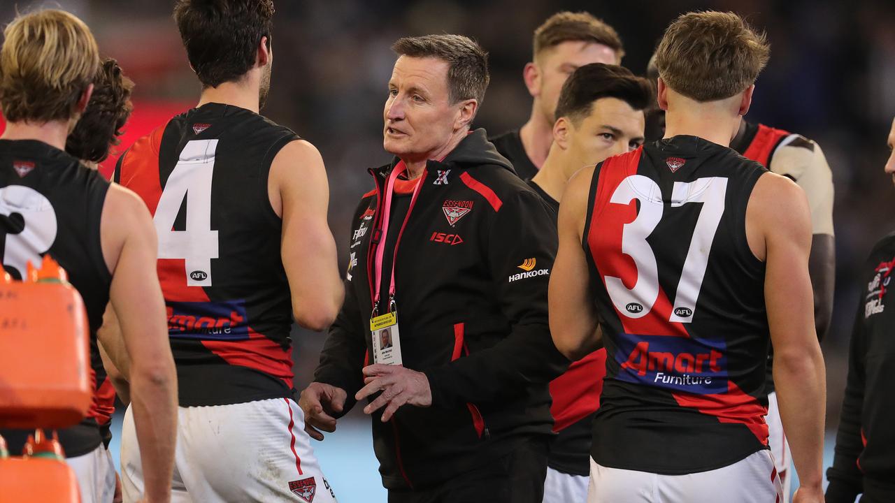Essendon coach John Worsfold is contracted until 2020. Picture: Michael Klein