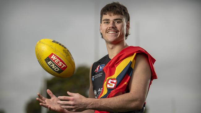 West Adelaide’s Josh Carmichael. Picture: Naomi Jellicoe