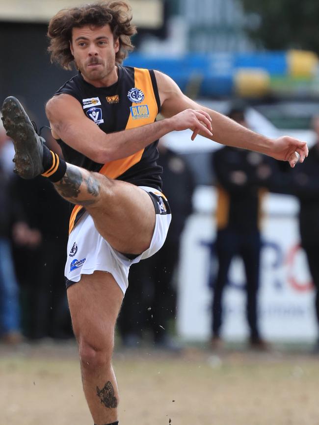 Mitch Chafer provided a strong marking option for the Tigers. Picture: Mark Wilson