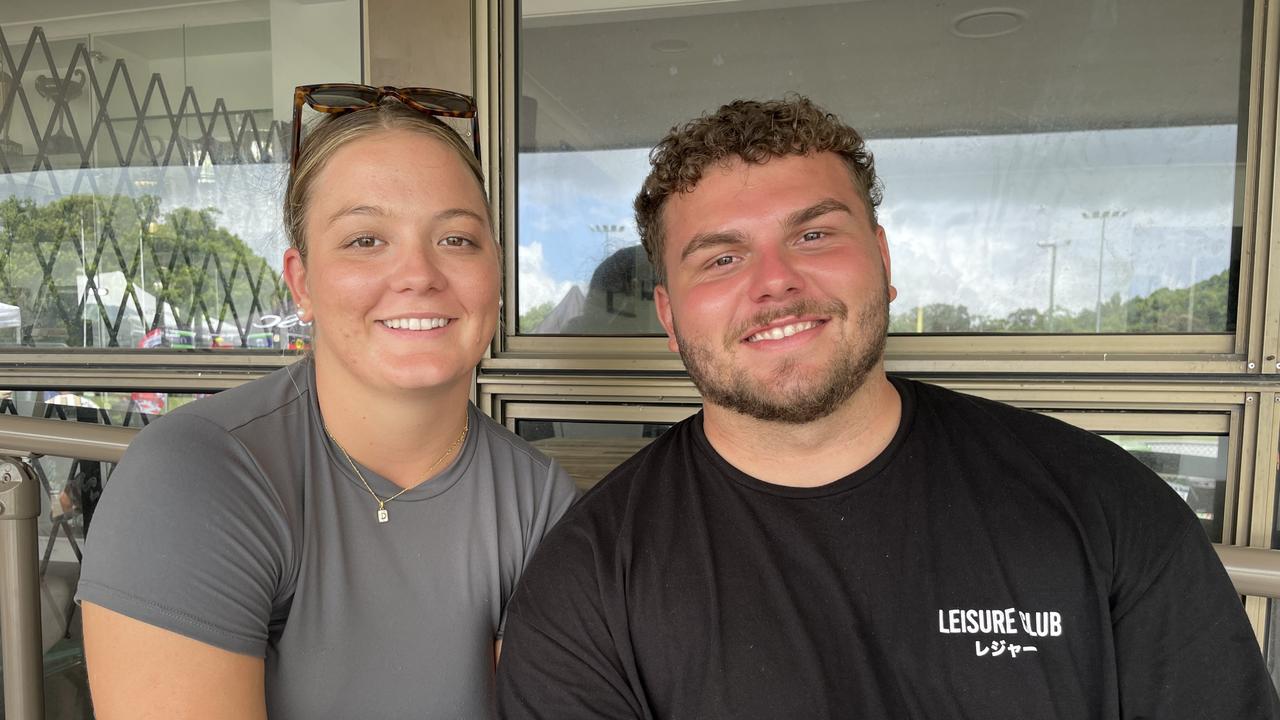 Darci Ryan and Jovyn Johnston at the 2024 Sunshine Coast Bunyas Rugby League Carnival. Picture: Iwan Jones