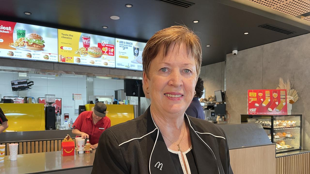 Annemaree Petts started at McDonalds as a crew person 15 years ago. Photo: Zoe Devenport