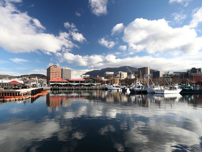 The Hobart waterfront. Picture: SAM ROSEWARNE