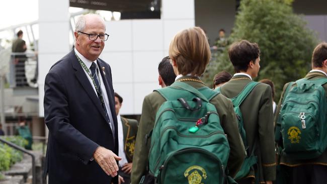 Trinity Grammar deputy headmaster Rohan 'Brownie' Brown was reinstated after the school’s haircut saga. Picture: Aaron Francis/The Australian