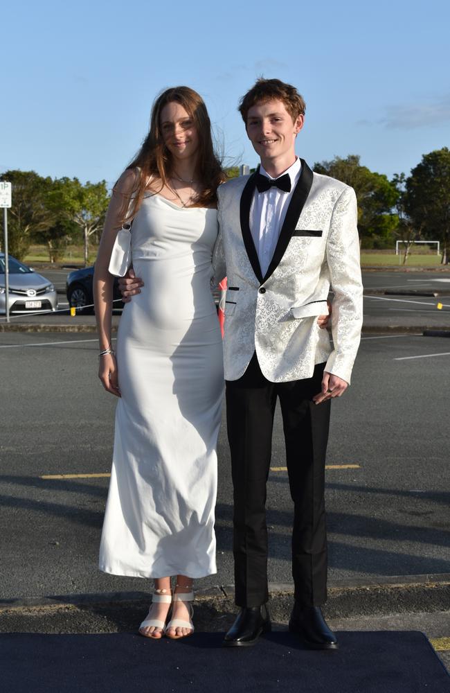 Students at the 2024 Chancellor State College formal.