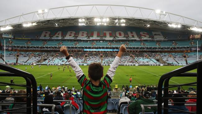 The NRL continues to push for fans back in the stands. Picture: David Swift