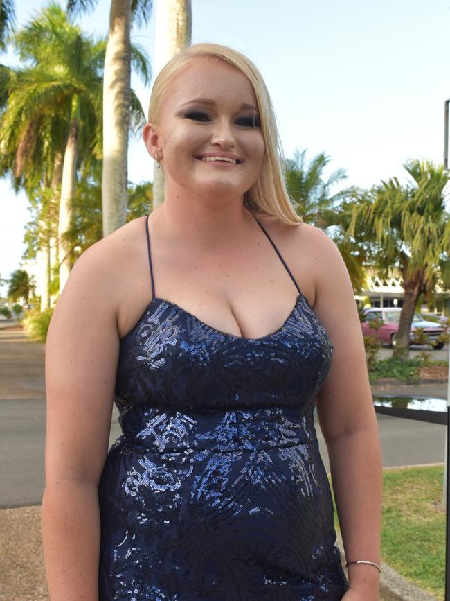 Felicitee Dunn at the Sarina State High School formal at the MECC, Mackay, on Thursday November 19. Picture: Zizi Averill