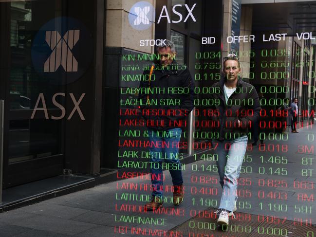 SYDNEY, AUSTRALIA  - Newswire Photos  AUGUST 07 2023: A general view of the digital boards at the ASX in Sydney as interest rates continue to rise.  Picture NCA Newswire/ Gaye Gerard