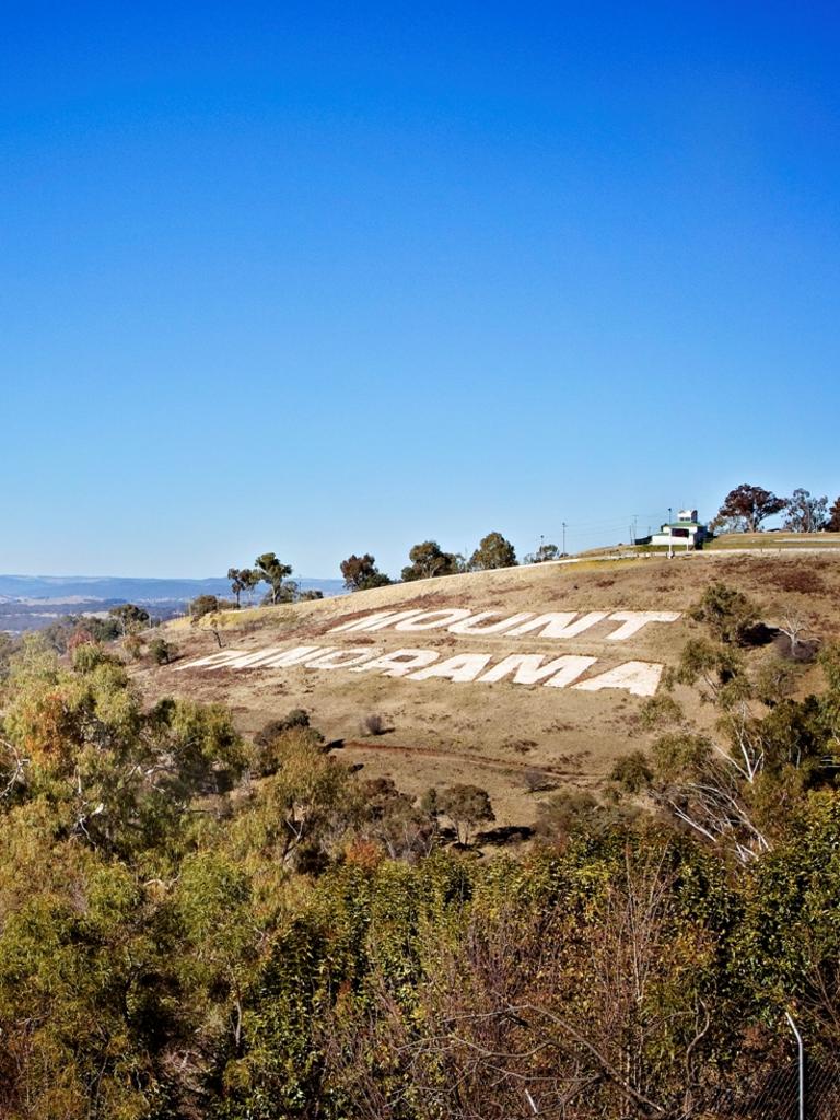 Before heading out to Bathurst Grange Distillery, swing by Mount Panorama for a view across the city. Picture: Supplied