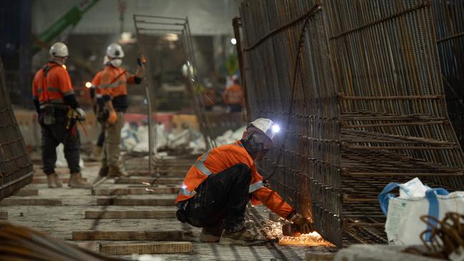 06-12-2021 Cross River Rail project, Roma Street. PICTURE: Brad Fleet