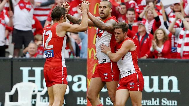 The Sydney Swans are enjoy success on and off the field. Picture: Wayne Ludbey