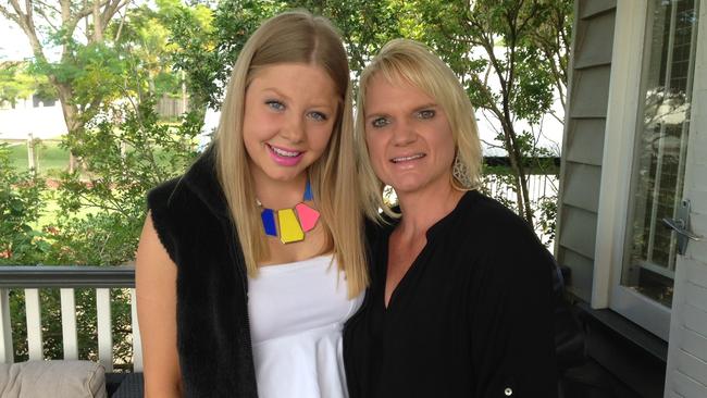 Zoe McGinty, who died suddenly in September after she inexplicably contracted meningococcal disease (W strain), with her mum Kirsten McGinty.