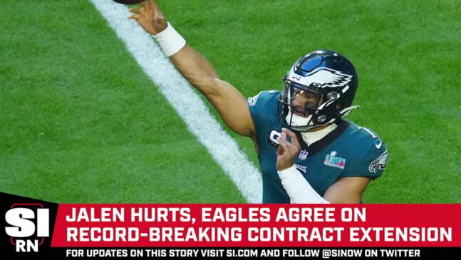 Jalen Hurts, Eagles agree to terms on five-year, $255 million contract  extension