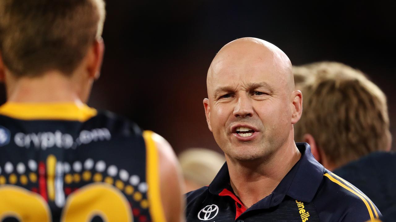 Adelaide coach Matthew Nicks knows exactly where it went wrong. Picture: Getty