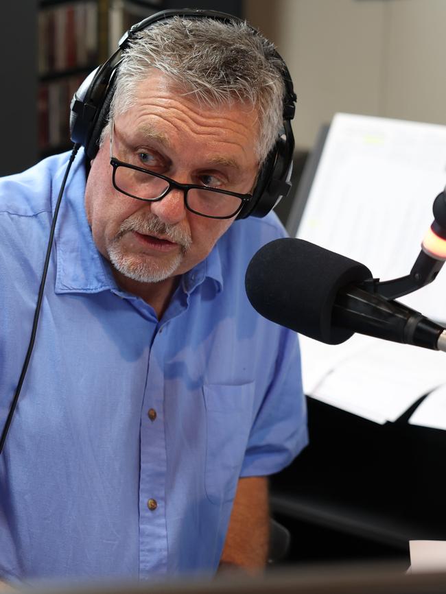 Ray Hadley was once a student at the school. Picture: Rohan Kelly.