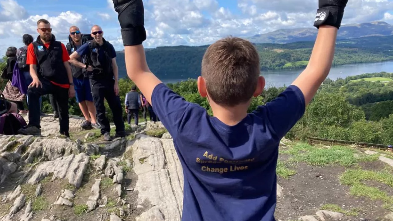 Tony scaled Orrest Head in the UK's Lake District. Source: BBC