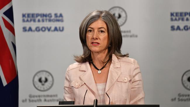 South Australian chief public health officer Professor Nicola Spurrier. Picture: AAP Image/David Mariuz