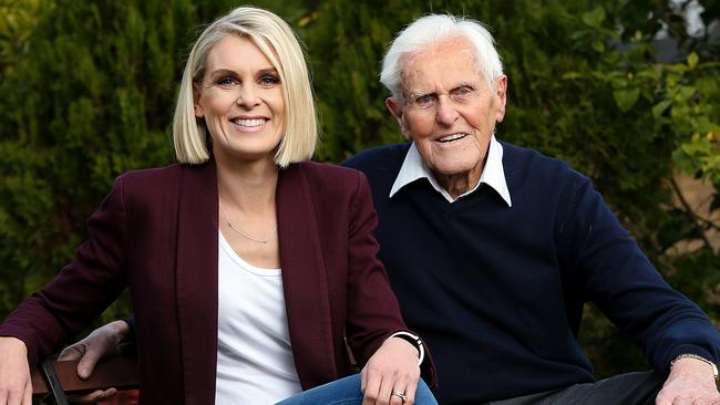 Jack is Fox Footy commentator Sarah Jones’ grandfather. Picture: Ian Currie