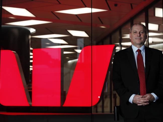 New Westpac CEO Peter King pictured on Thursday 2 April 2020. Picture: Nikki Short