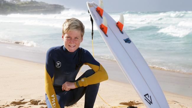 Local surfer Koda Killorn is set to compete in the under 14s division of the NSW Grommet State Titles on July 22-24 at Maroubra Beach, which is part of Randwick Council's Beach Breaks festival. Picture: Craig Wilson