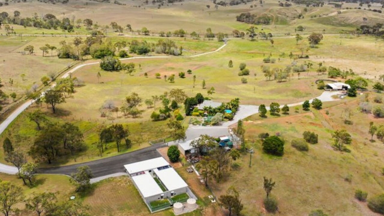 The property, located at 669 Taragoola Road in Calliope. features four bedrooms, three bathrooms and a whopping six carports.