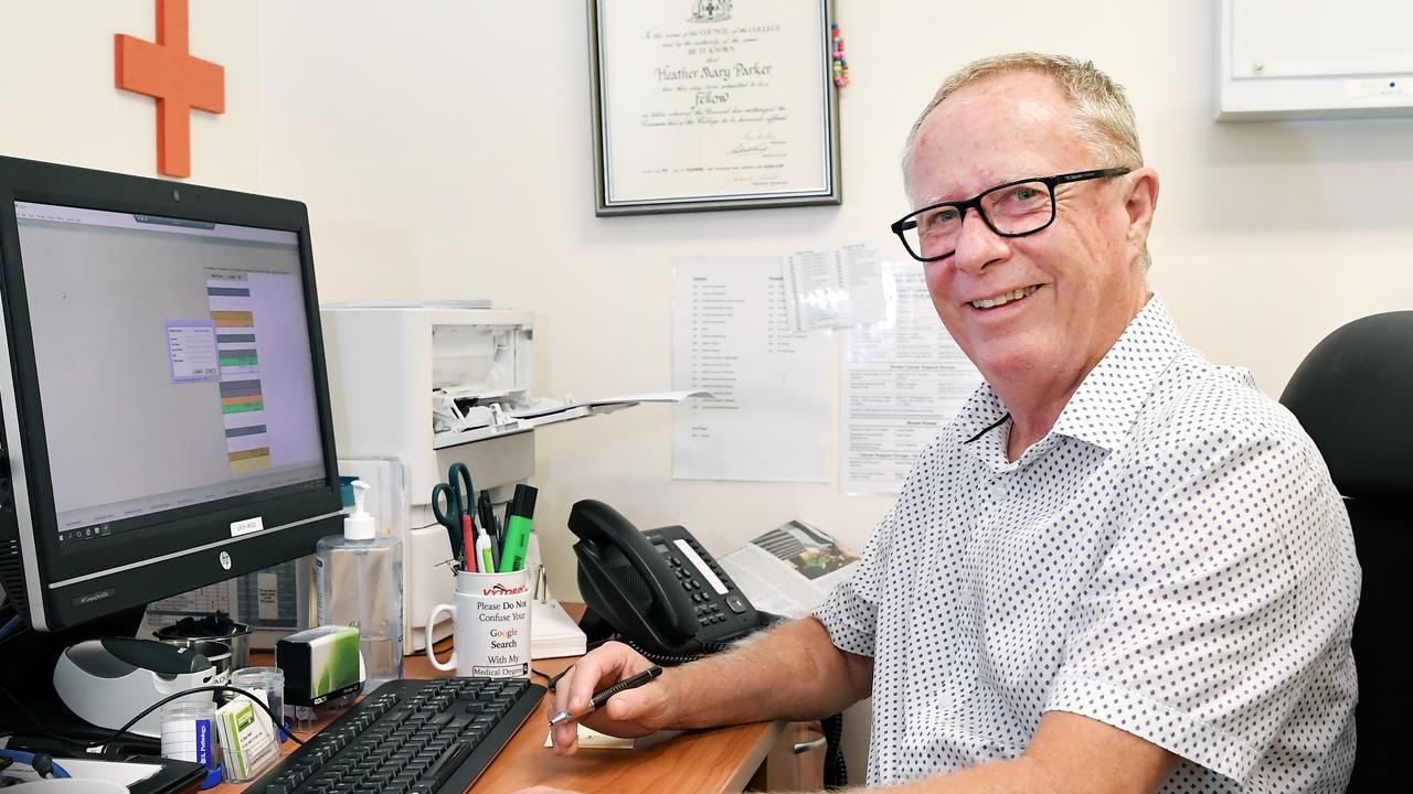 GPs, like Dr Shaun Rudd, previously encouraged residents to embrace the expanded telehealth service for GP consultations. Picture: Patrick Woods